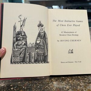 The Most Instructive Games of Chess Ever Played by Irving Chernev - Red Cover